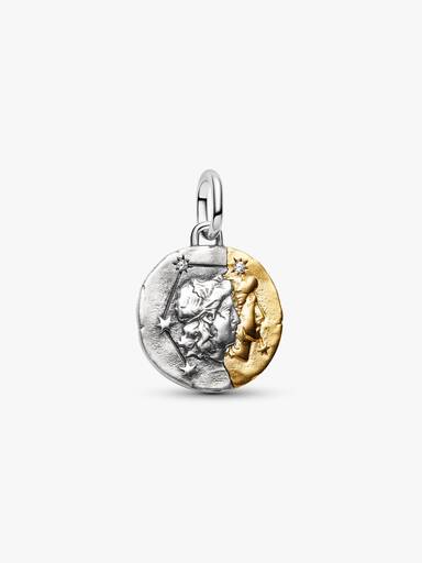 Charm Médaillon Signe du Gémeaux