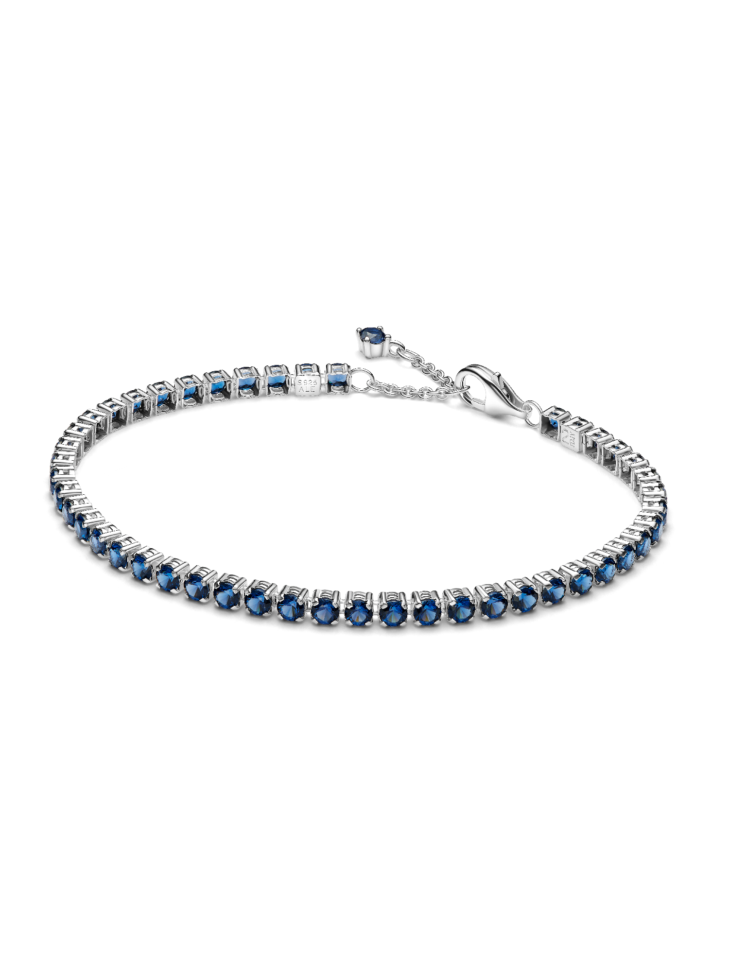 Bracelet Rivière Bleu Scintillant