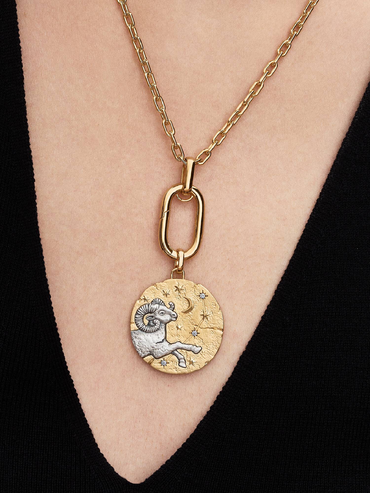 Charm Médaillon XL Signe du Bélier