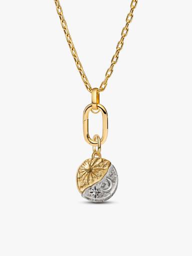 Collier Composé Soleil et Lune