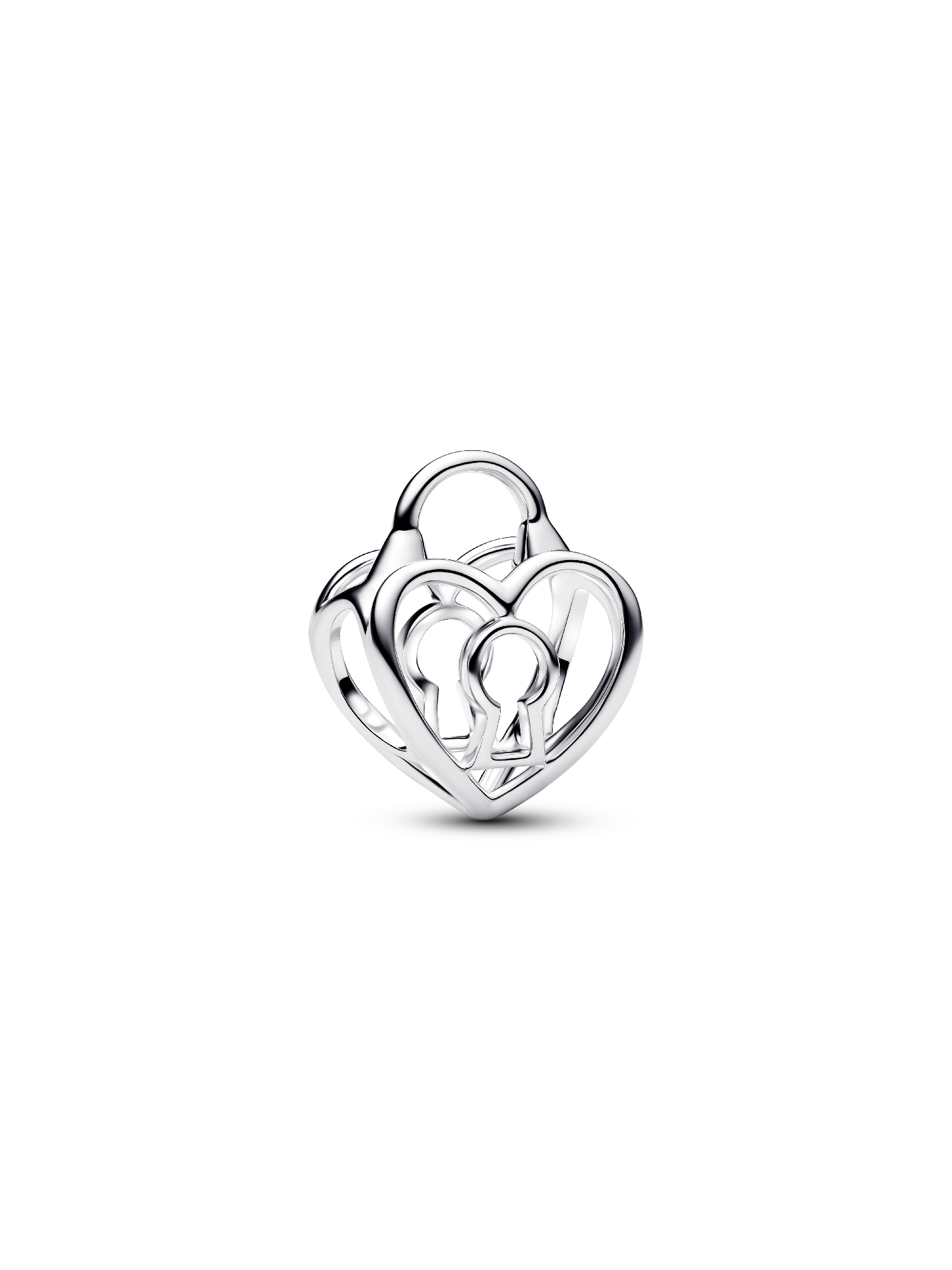 Charm Cadenas Cœur Ajouré