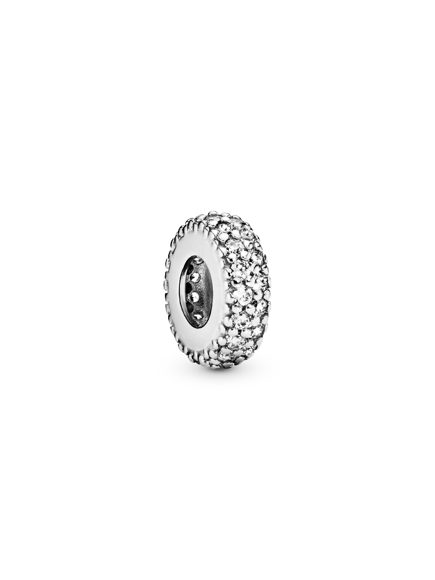Charm Espaceur Scintillant Transparent