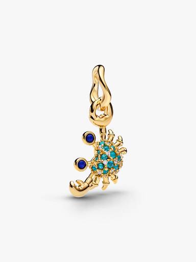 Charm Pendant Crabe Doré