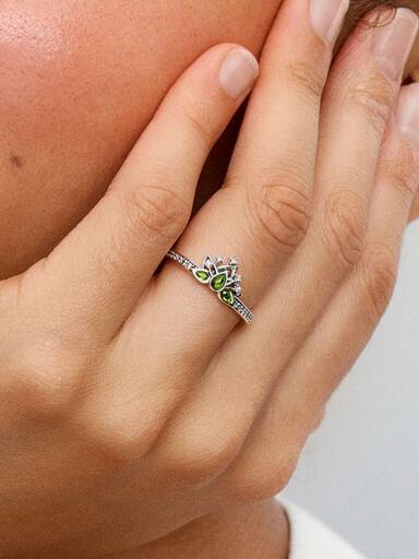 Bague Diadème Princesse Disney Tiana