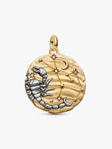 Charm Médaillon XL Signe du Scorpion