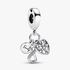 Charm Pendant Triple Infini Famille Charm Pendant Triple Infini Famille