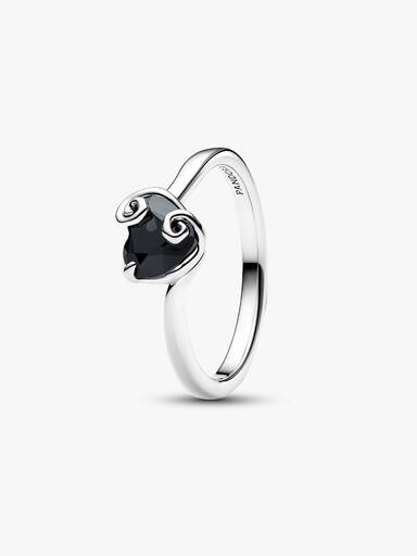 Bague Disney L’Étrange Noël de Monsieur Jack Cœur de Jack Noir