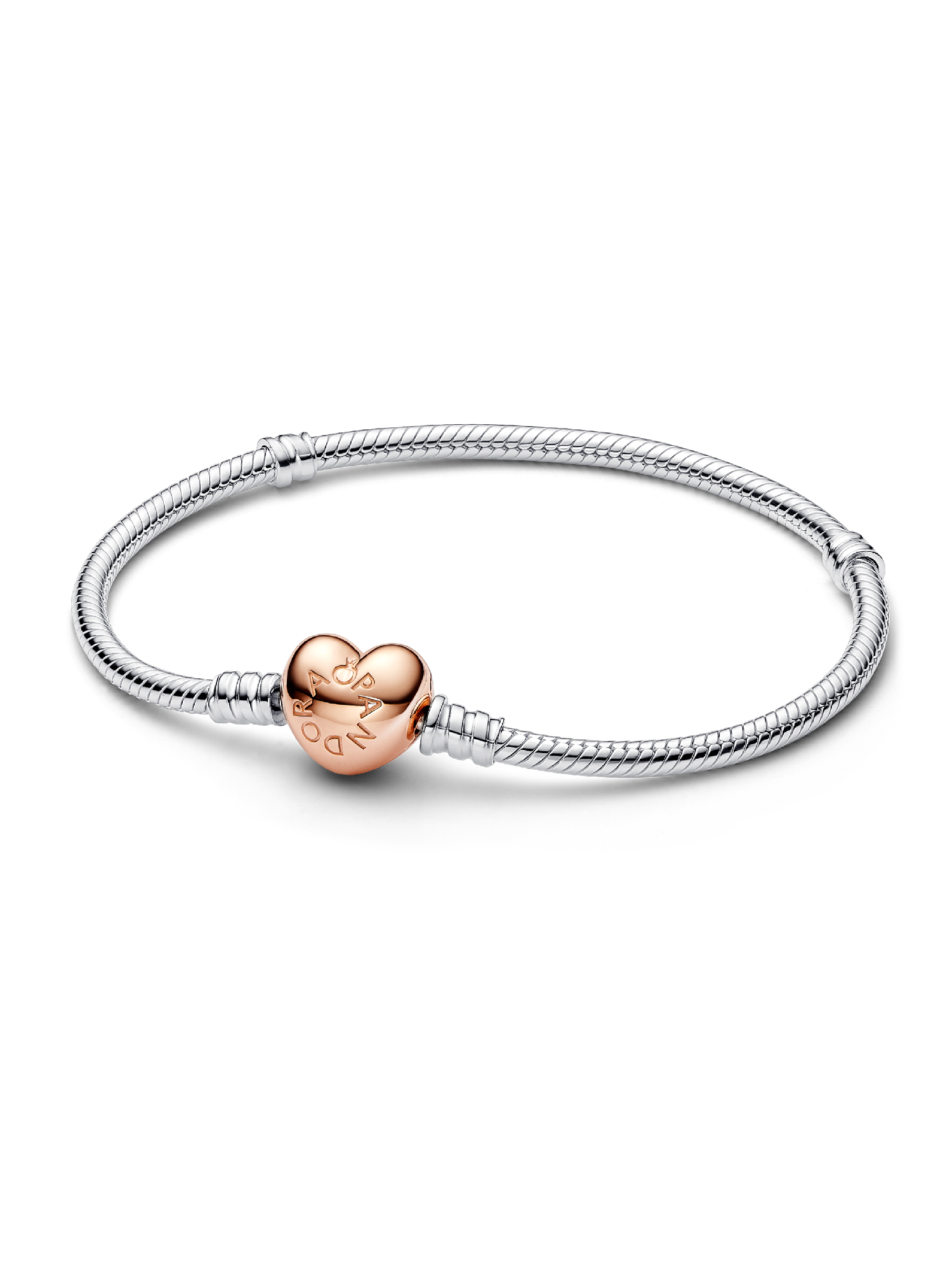 Bracelet Chaîne Cœur & Serpent