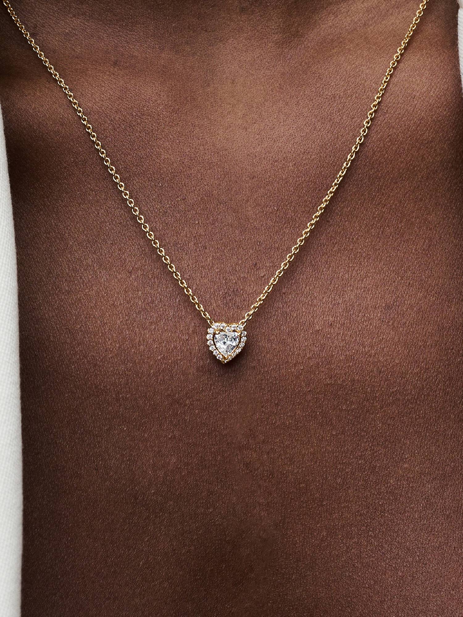Collier Cœur Scintillant