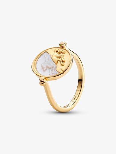 Bague Médaillon Réversible Pégase