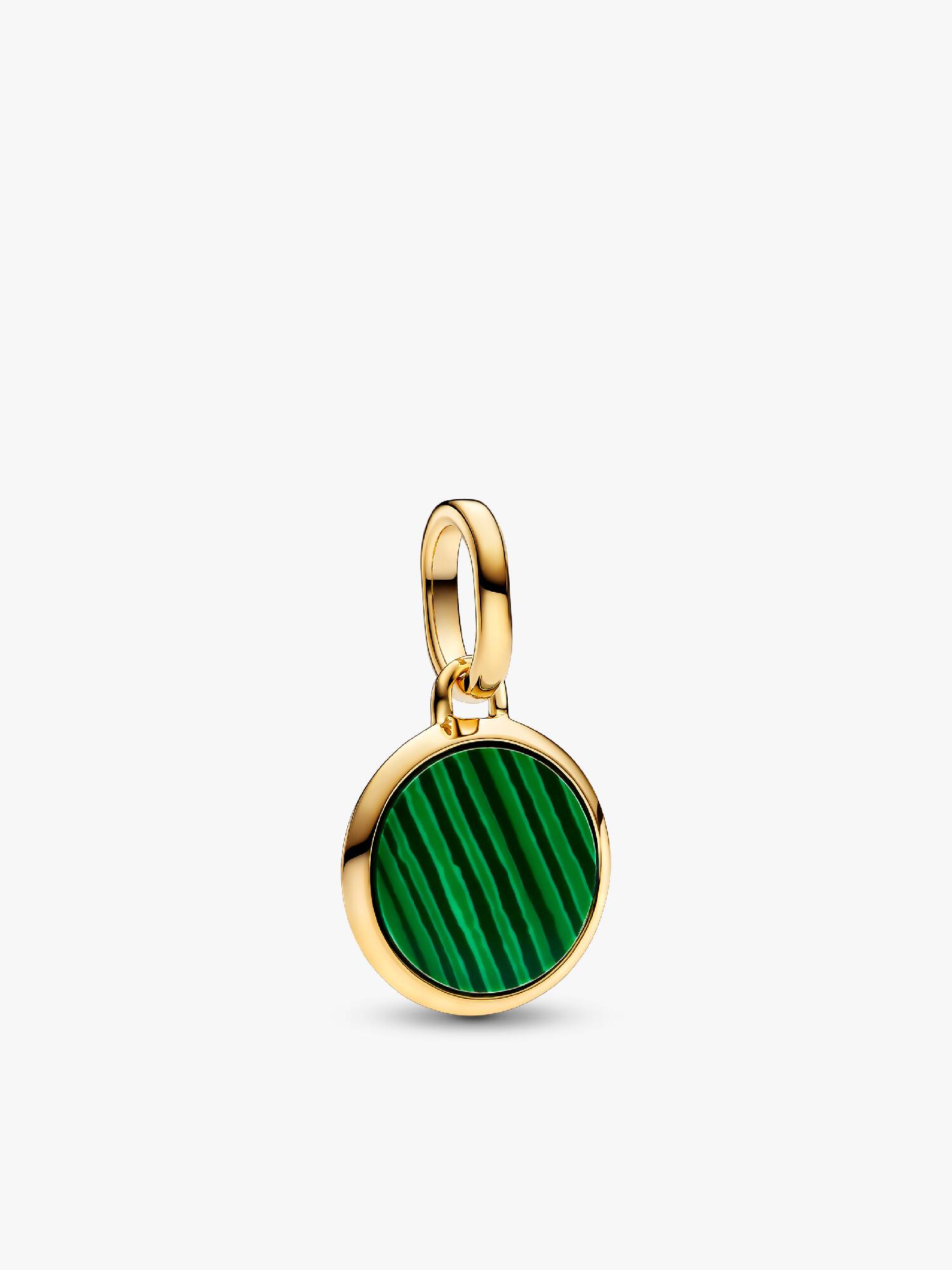 Mini Charm Médaillon Gravable Vert