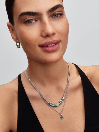 Mini Charm Chouette Verte