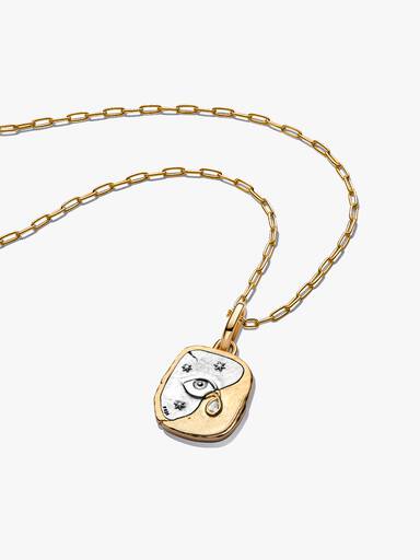 Coffret Cadeau Collier Médaillon Œil
