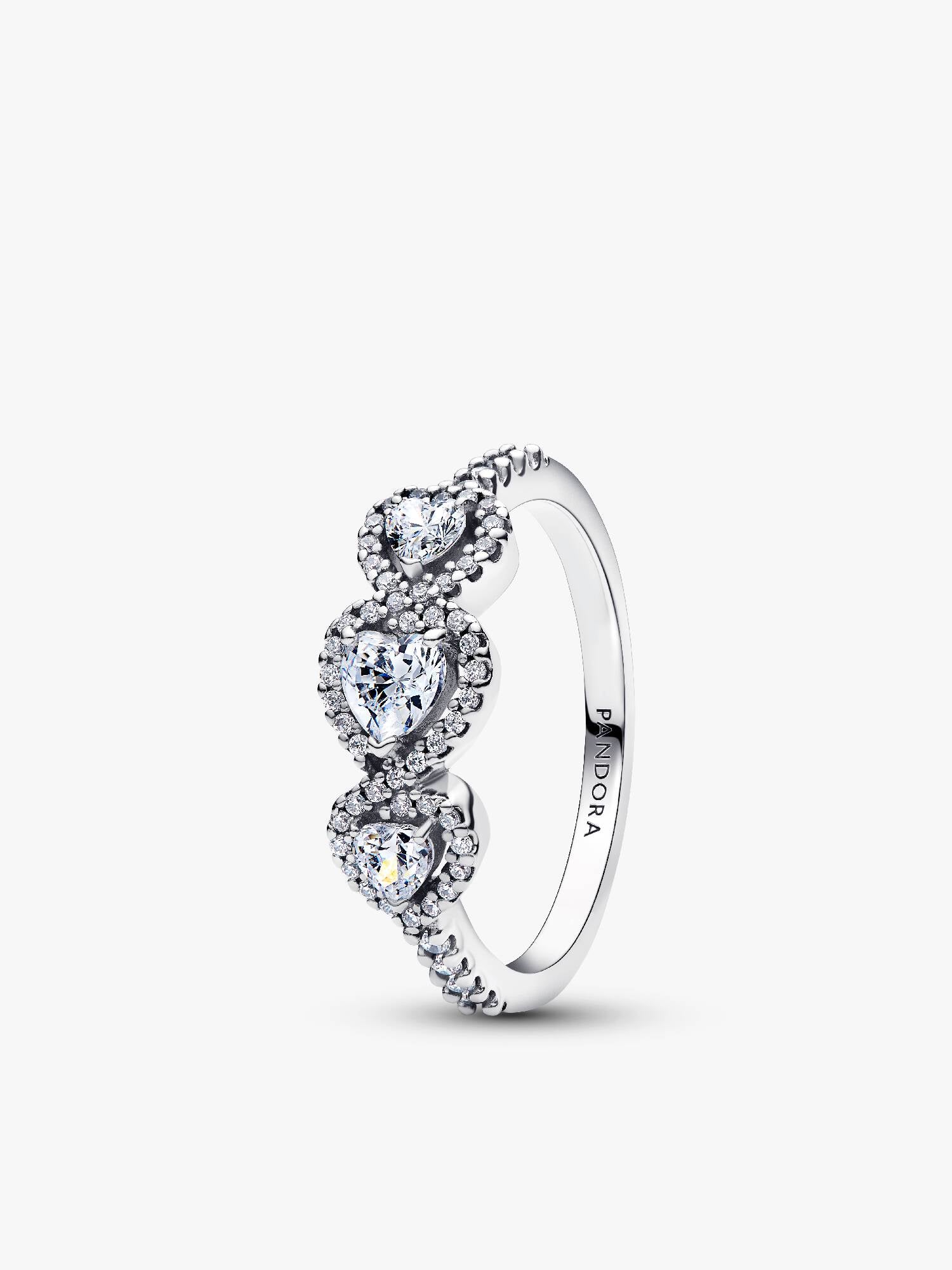 Bague Trilogie Cœur Halo