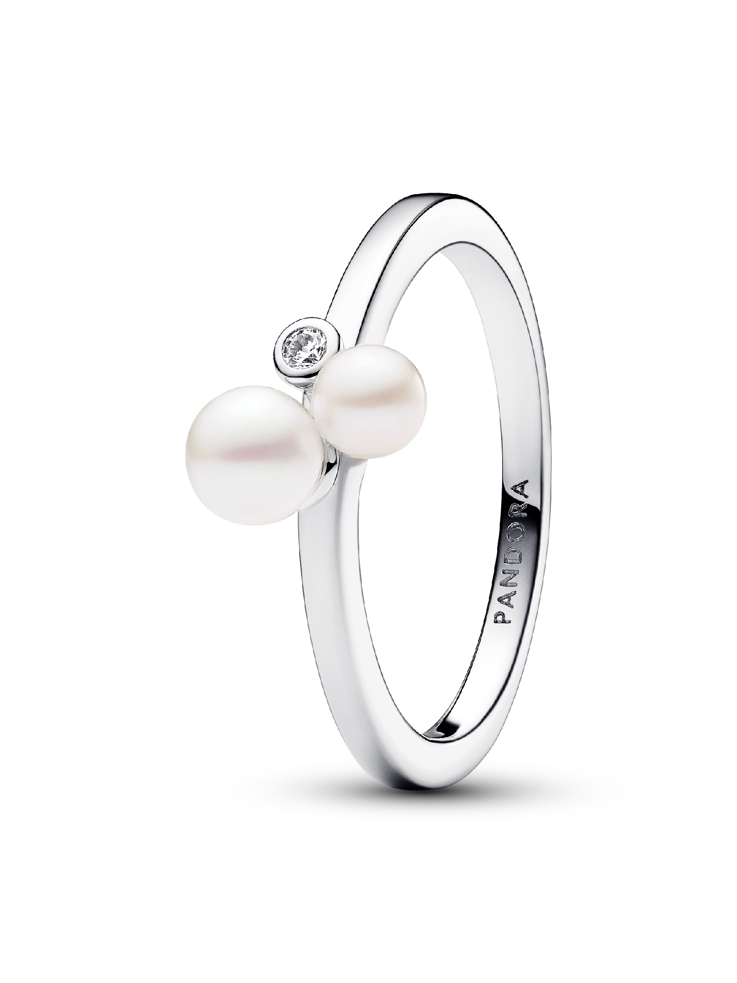 Bague Perles de Culture d'Eau Douce Traitées Duo