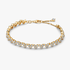 Bracelet Cœurs Trios de Pierres Doré Bracelet Cœurs Trios de Pierres Doré