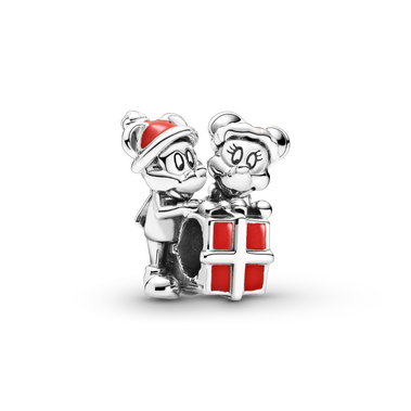 Charm Disney Cadeau de Mickey et Minnie