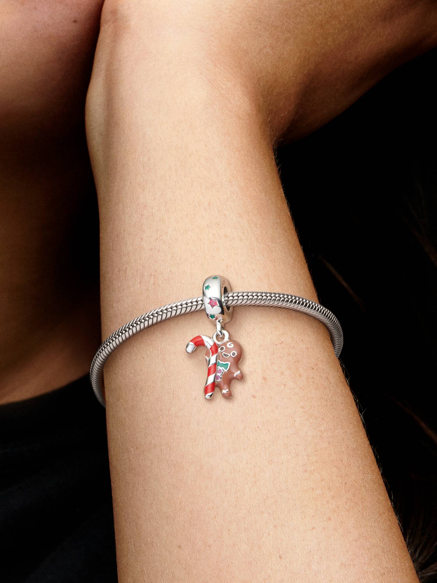 Charm Pendant Bonhomme de Pain d'Épices