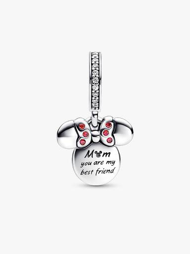 Charm Pendant Double Disney Silhouette de Minnie