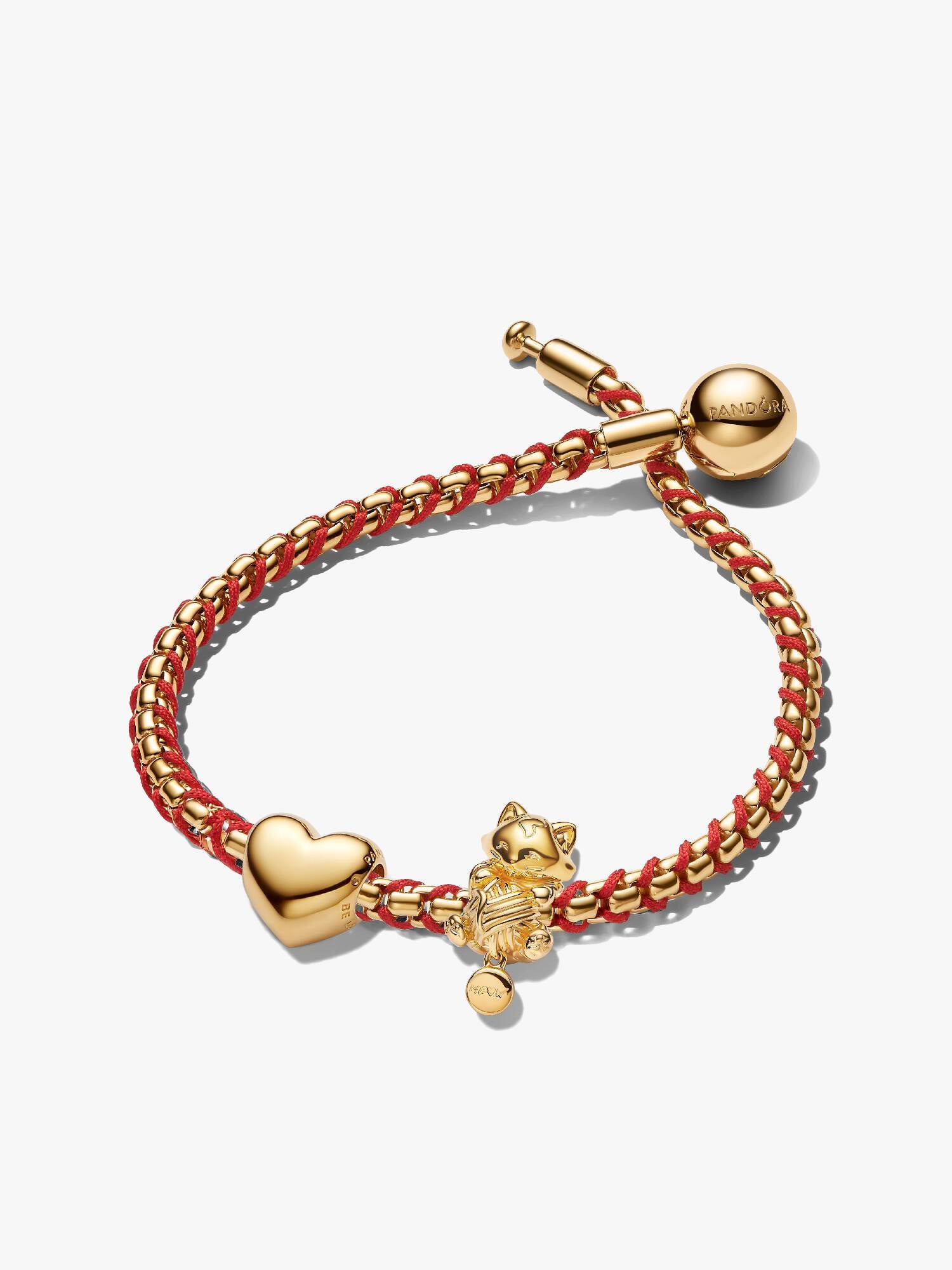 Coffret Cadeau Bracelet Chaton et Cœur Gravable
