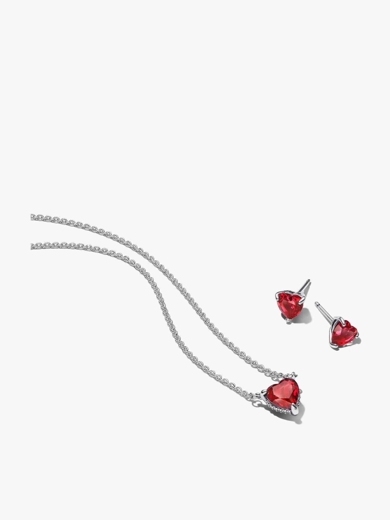 Parure Halo Cœur Scintillant