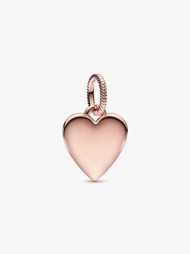 Pendentif Étiquette Cœur Gravable