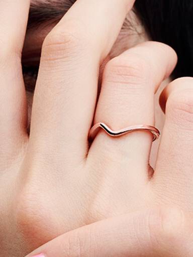 Bague Vague Polie