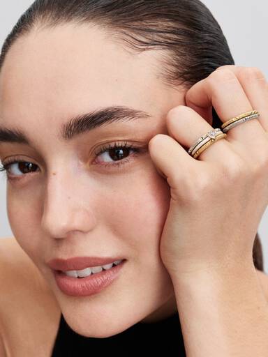 Bague Cœur Chakra Blanc