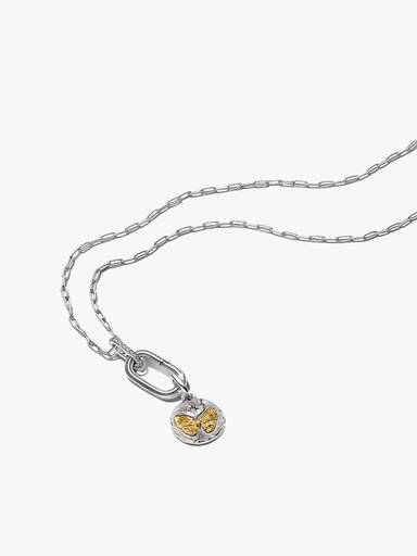 Collier Composé Médaillon Papillon