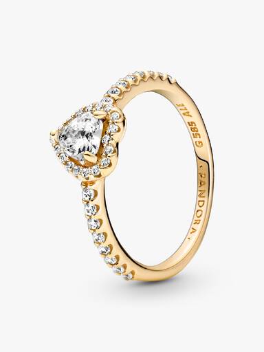 Bague Cœur Élevé