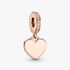 Charm Pendant Plaque Cœur Gravable Charm Pendant Plaque Cœur Gravable