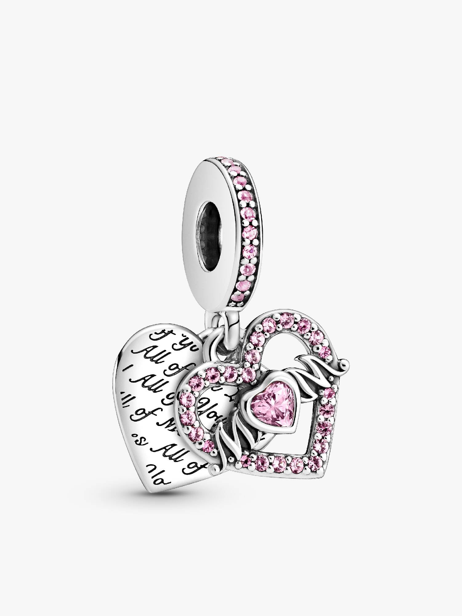 Charm Pendant Cœur & Mum (Maman)