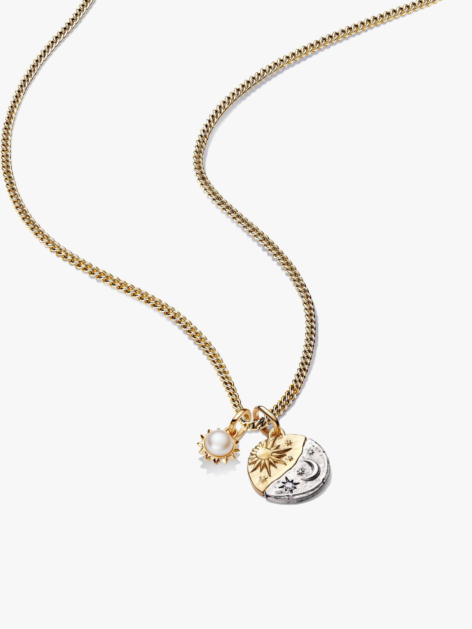 Coffret Cadeau Collier Talisman Soleil et Lune