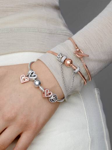 Bracelet Jonc Fermoir Logo