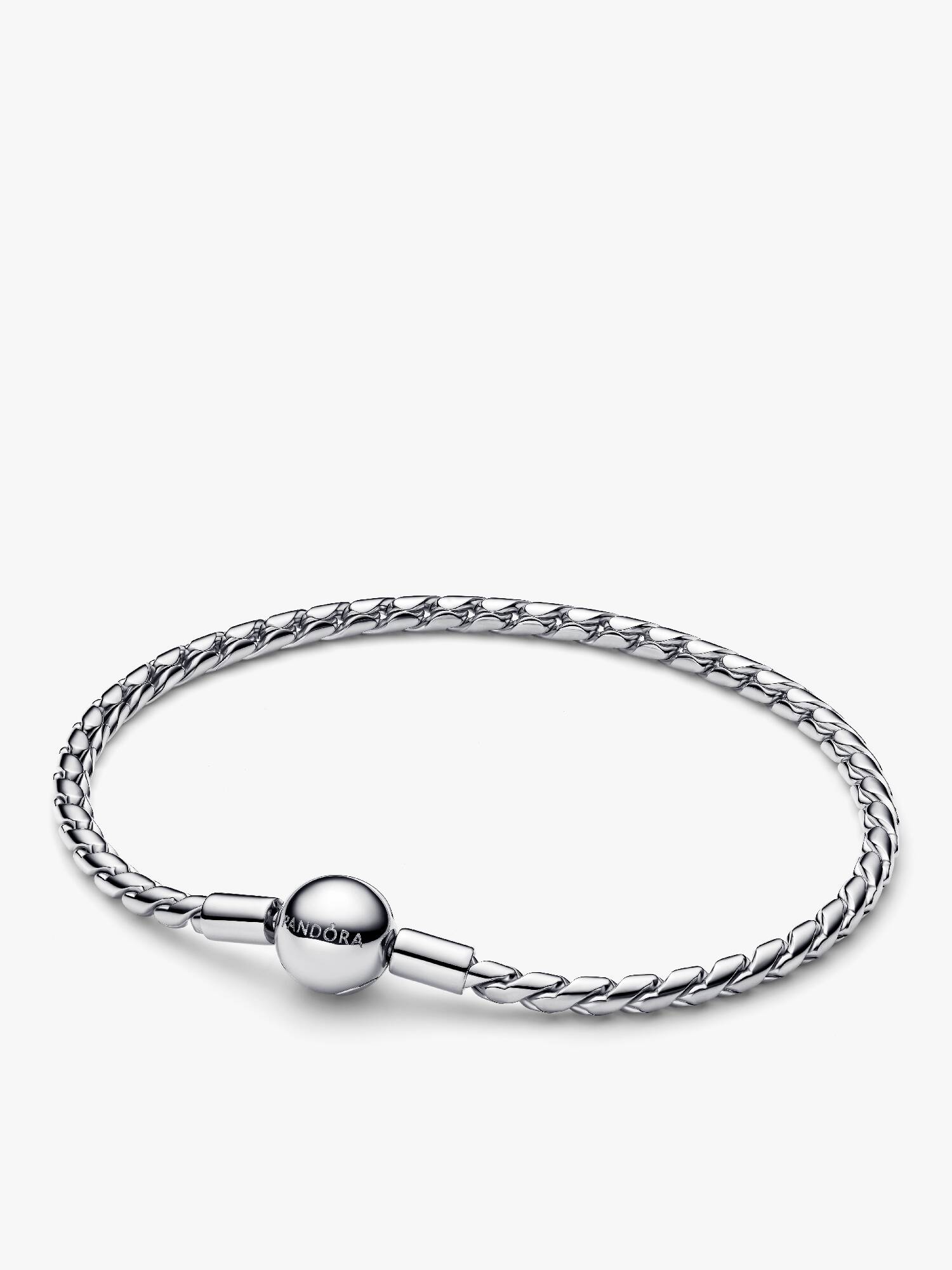 Bracelet Maille Ailée Fermoir Rond