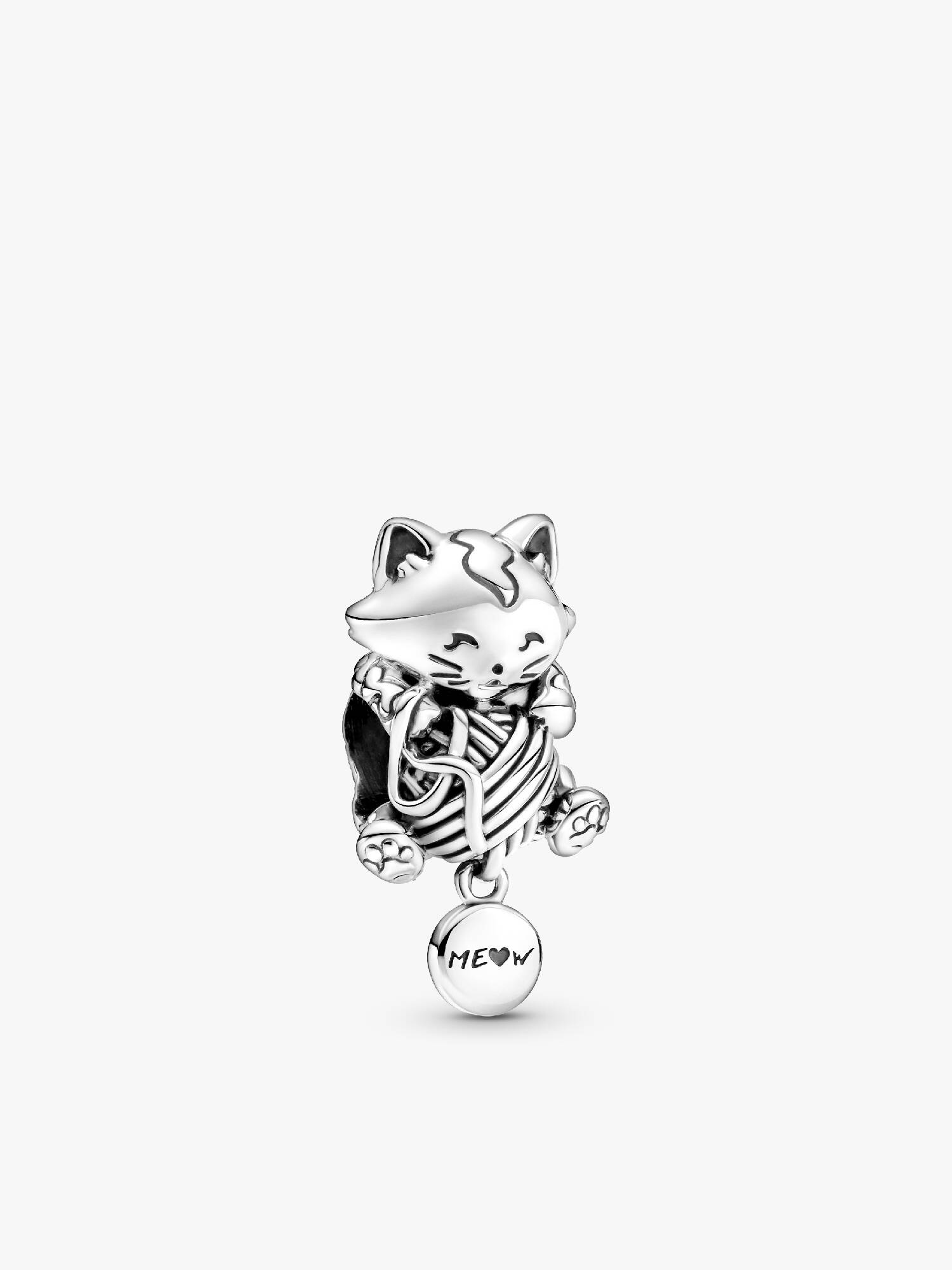 Charm Boule Chaton & Pelote de Laine