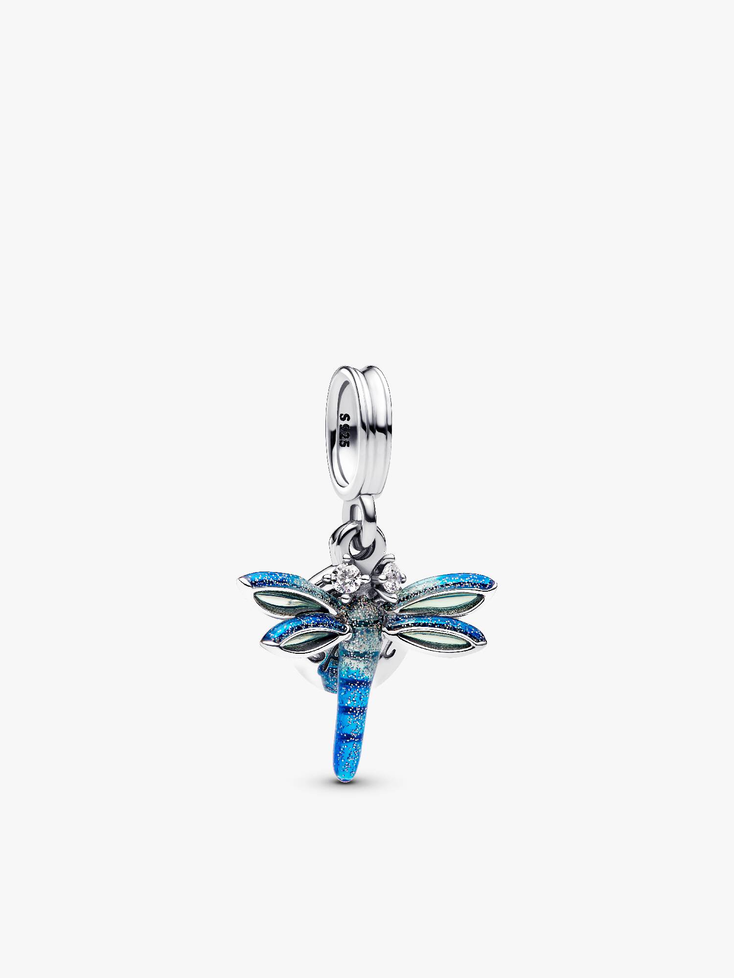 Charm Pendant Double Libellule