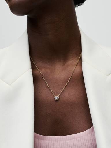 Collier Cœur Scintillant