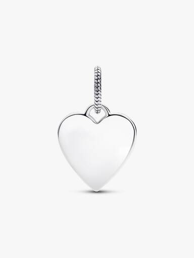 Charm Pendant Lavande Émail Violet et Vert