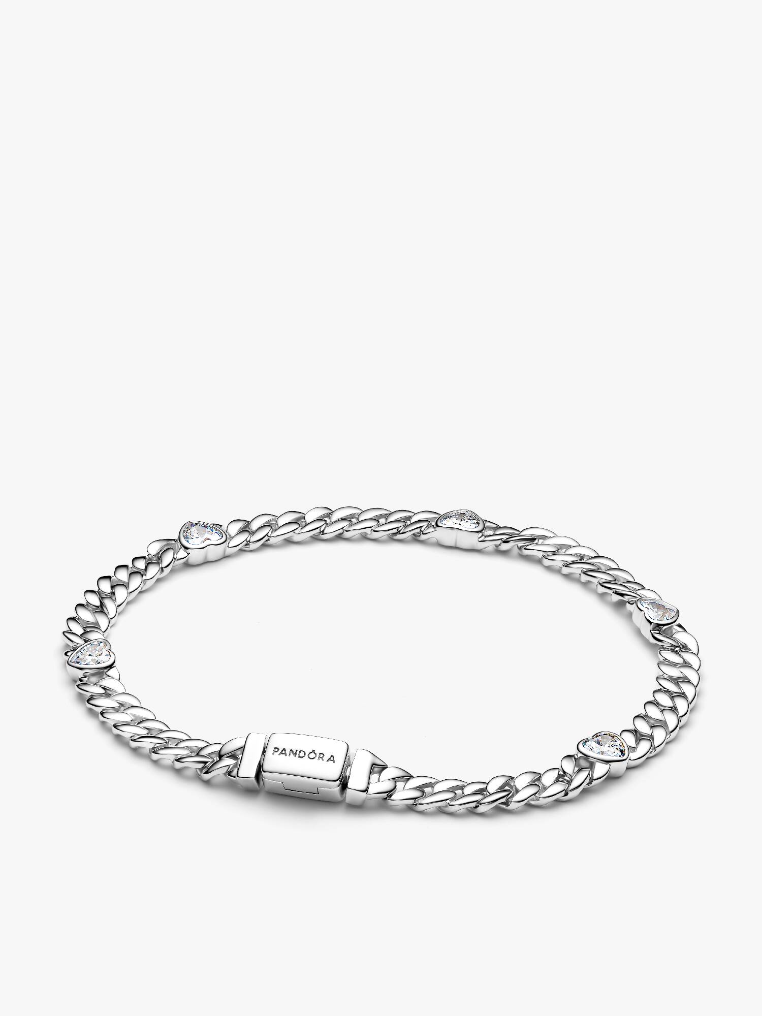 Bracelet Maille Cubaine Cœur