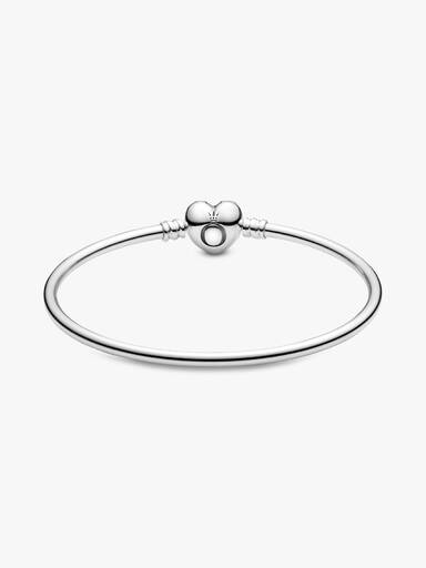 Bracelet Jonc Fermoir Cœur Logo