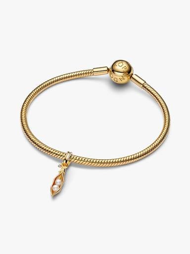 Charm Pendant Perles de Culture d'Eau Douce Traitées Baroques