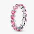 Bague Couronne de Cœurs Roses Bague Couronne de Cœurs Roses