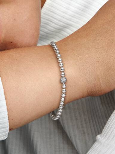 Bracelet Perles & Pavé