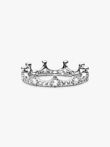 Bague couronne scintillante