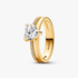 Bague Cœur Anneau Double Bague Cœur Anneau Double