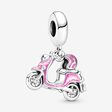 Charm Pendant Scooter Rose