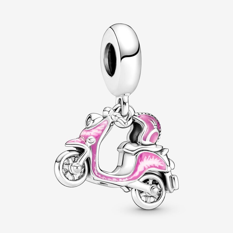 Charm Pendant Scooter Rose image number 0