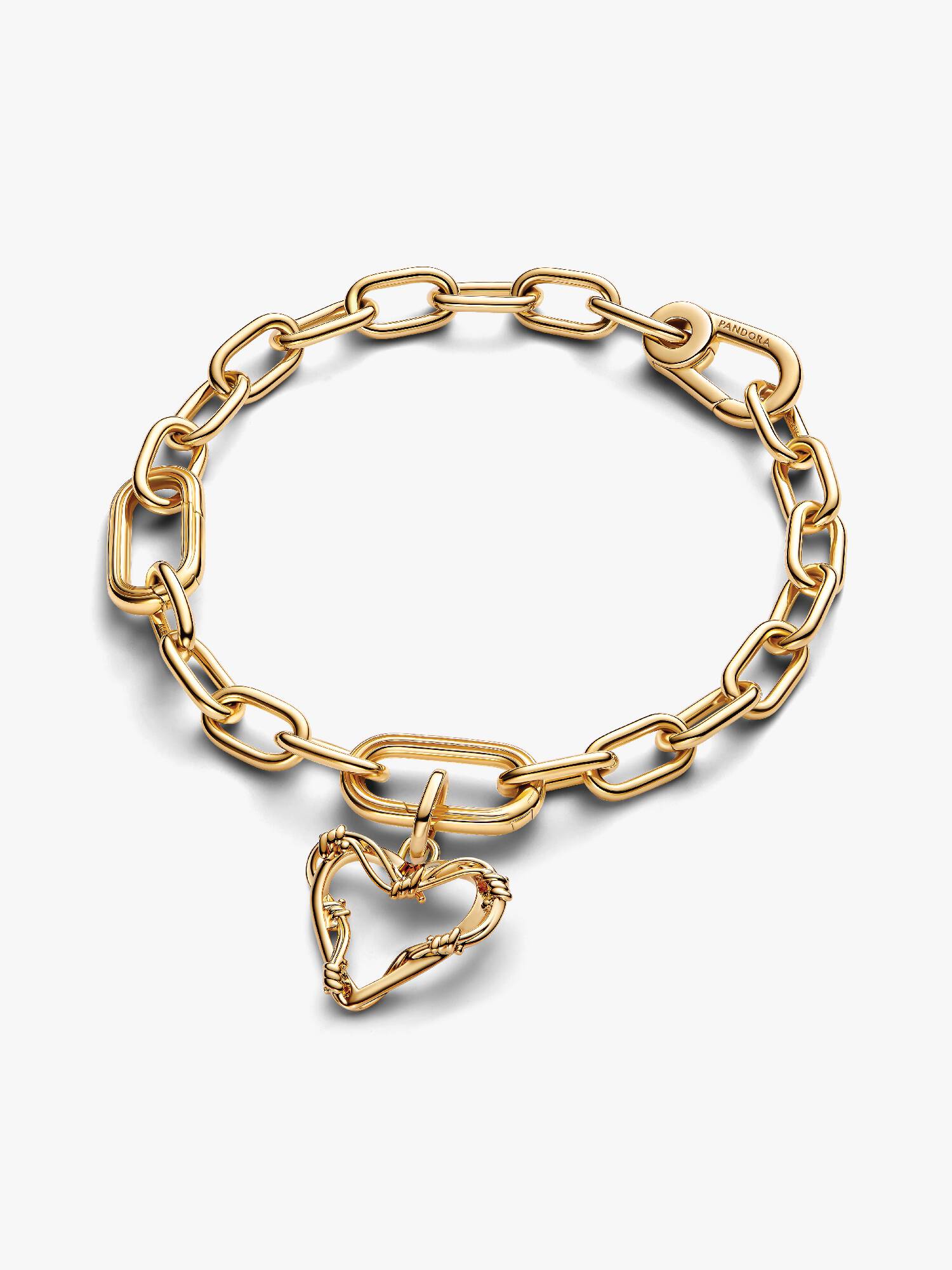 Coffret Cadeau De bracelet pendentif en forme de cœur en épines