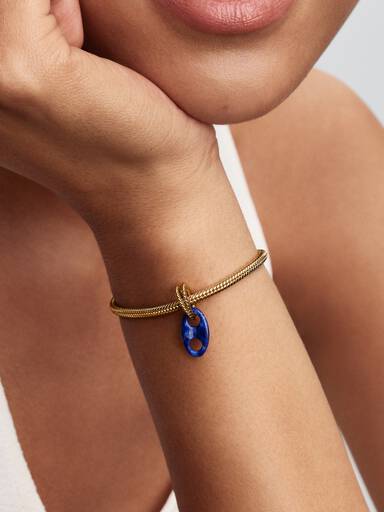 Charm Pendant Maillon Marin Doré